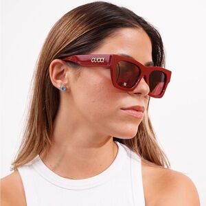 NEW GUCCI GG1835SA 003 RED WOMEN SUNGLASSES GUCCI